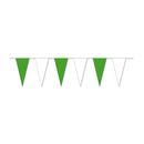 Wimpelkette wetterfest 10 m : grün/weiß,...