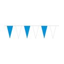 Wimpelkette wetterfest 10 m : blau/weiß, schwere...