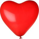 Luftballons Herz, rot 90 cm Umfang 10er Pack