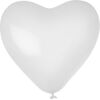 Luftballons Herz, weiß 90 cm Umfang 1000er Pack
