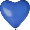 Luftballons Herz, Mittelblau 90 cm Umfang