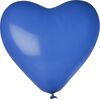 Luftballons Herz, Mittelblau 90 cm Umfang 1000er Pack
