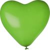 Luftballons Herz, Grün 90 cm Umfang 10er Pack