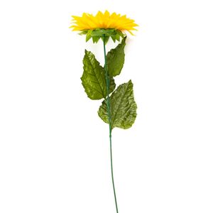 Sonnenblume aus Kunststoff 80 cm groß