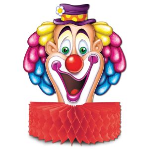 Tischdekoration Clownkopf