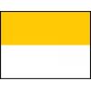 XXL Flagge Gelb-Weiß in 3m x 5m.