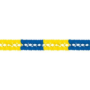 Girlande Gelb-Blau 4m lang, hochwertige Qualität