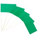 Papierfähnchen: Grün 10 Stück