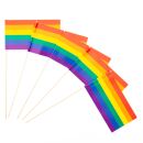 Papierfähnchen Regenbogen 50 Stück