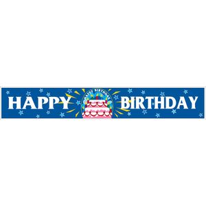 Happy Birthday Banner aus Papier
