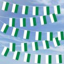 Party-Flaggenkette Schützenfest grün/weiß...