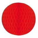 Wabenball rot 30cm, schwer entflammbar
