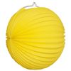 Ballonlaterne / Lampion: Gelb 24cm