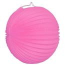 Ballonlaterne / Lampion: Rosa 24cm