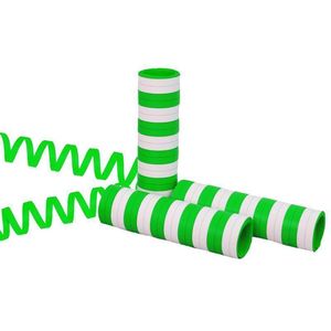 Luftschlangen grün-weiß 1 Stück