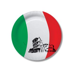Italien mit Colosseum - Teller