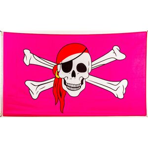 Flagge 90 x 150 : Pirat Pink