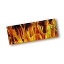 Flammenoptik HOT - Pappteller eckig 23 x 8 cm