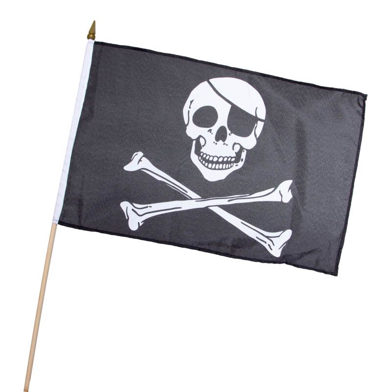 Stock-Flagge 30 x 45 : Pirat, 3,95 €