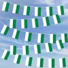 Party-Flaggenkette : Schützenfest grün/weiß