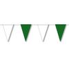 Wimpelkette wetterfest 4 m : grün/weiß, schwere Qualität